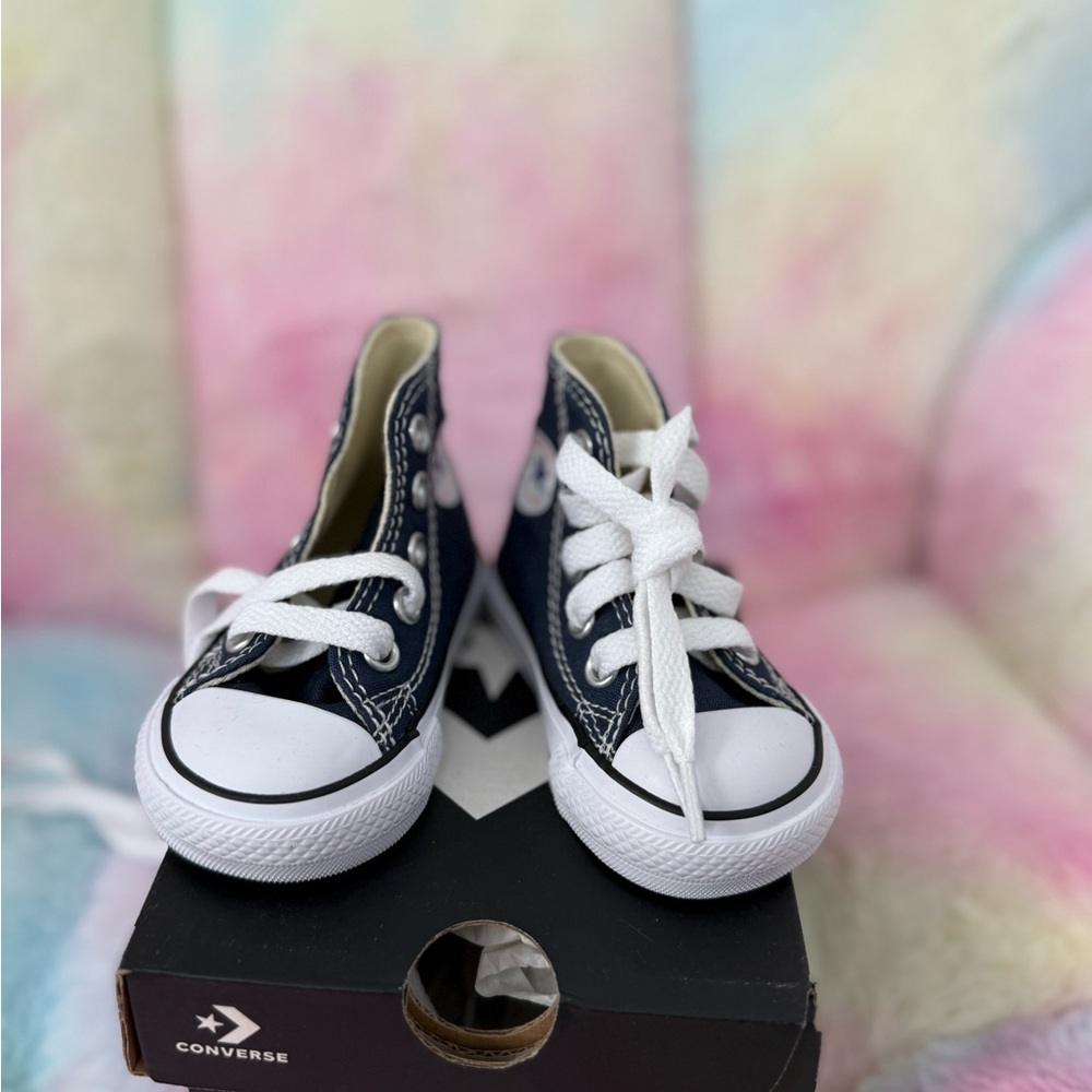 Converse Kids Dark Blue High-Top Sneakers